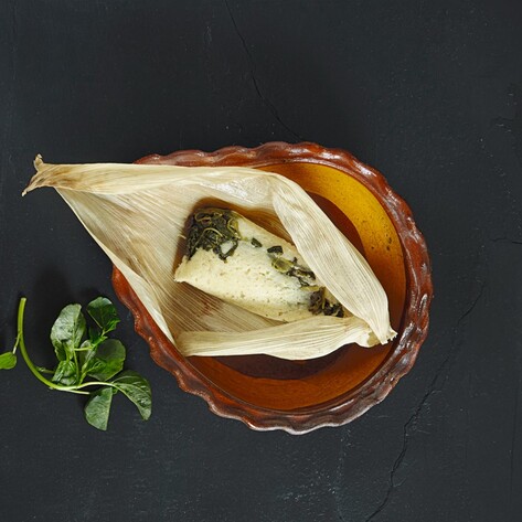 Vegan Bean and Quelite (Wild Green) Tamales