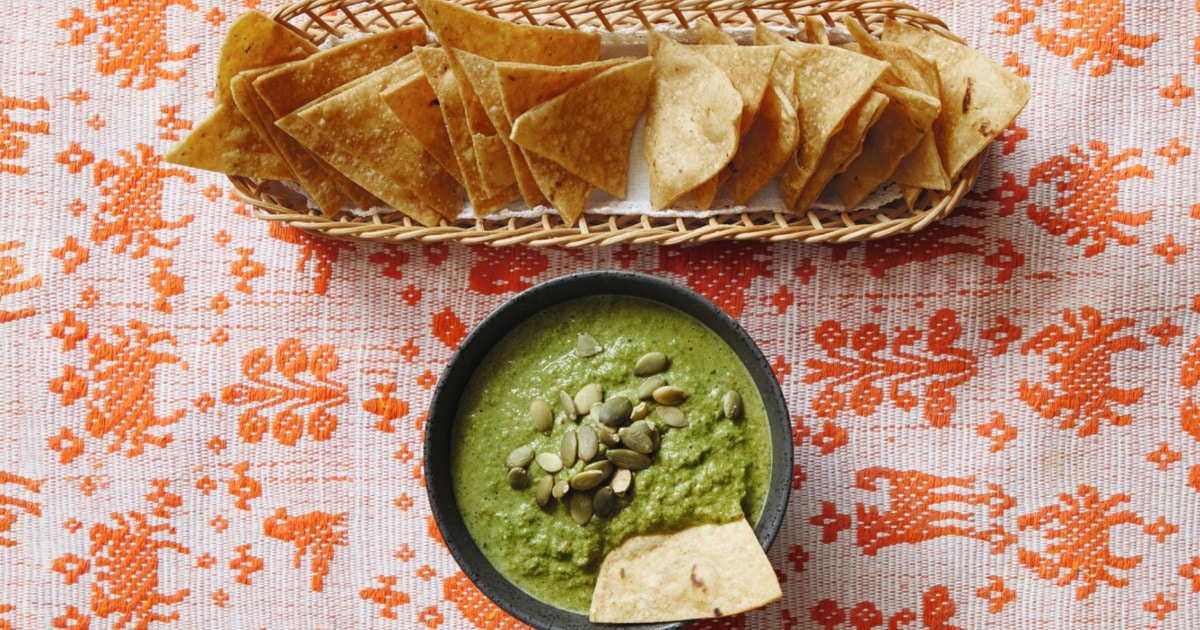 Pumpkin Seed Chile Dipping Sauce | VegNews