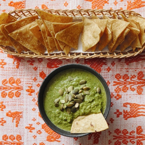 Vegan Tzirita (Pepita-Chile Seed Dipping Sauce)