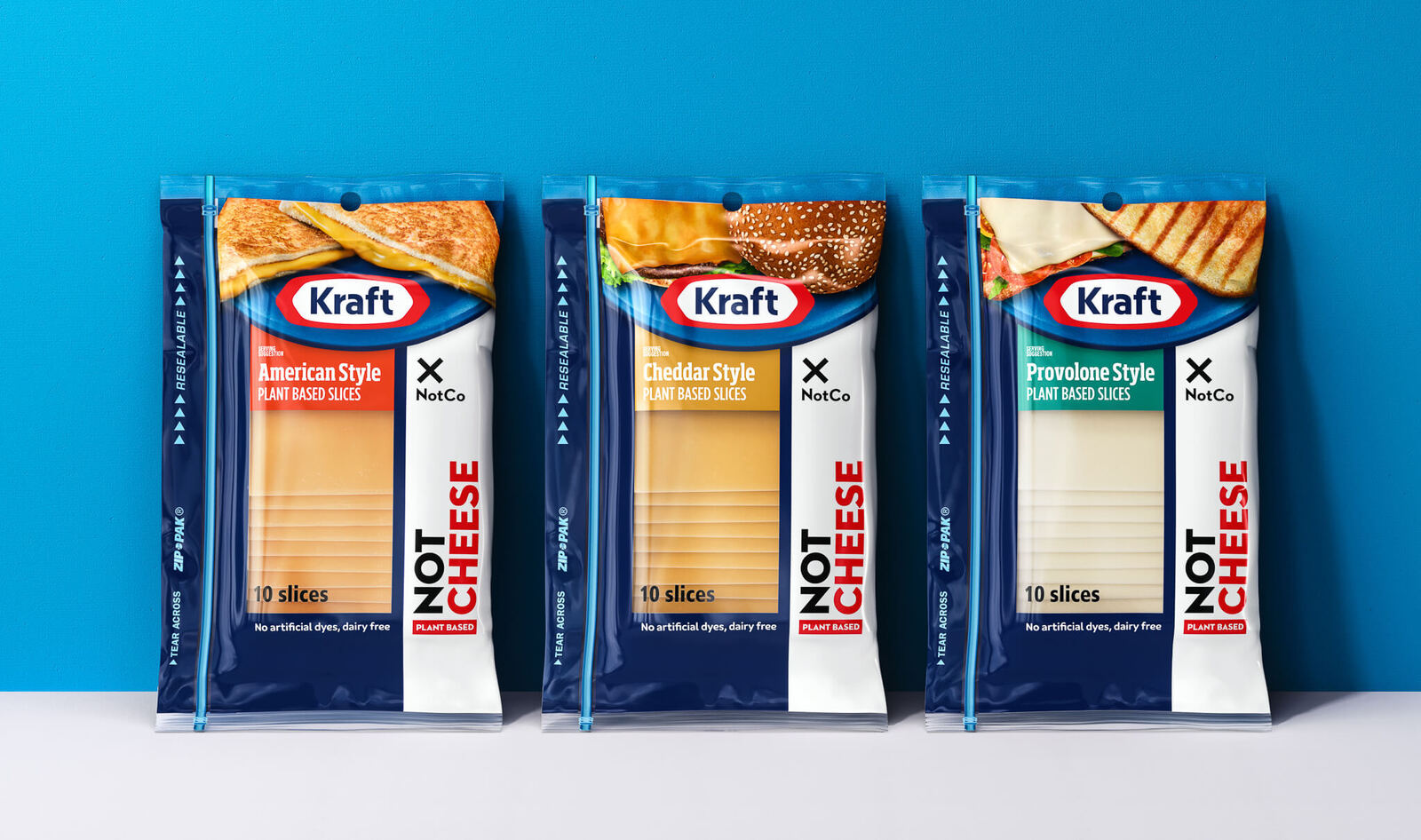 Kraft American Sliced Cheese Case