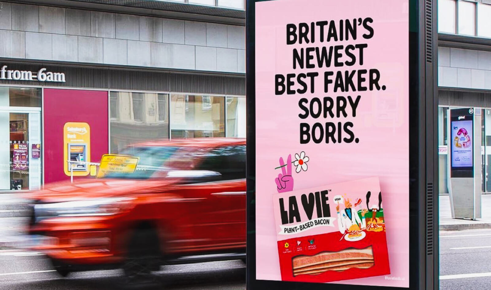 La Vie Says Its Vegan Bacon Is a Better Faker Than Boris Johnson