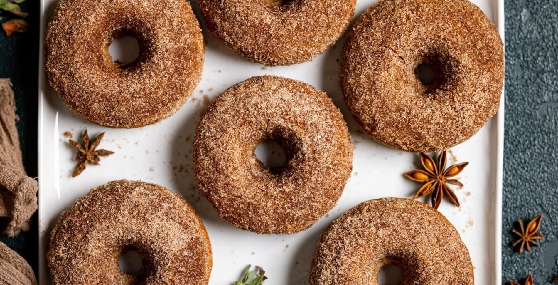Vegan Baked Apple Cider Doughnuts
