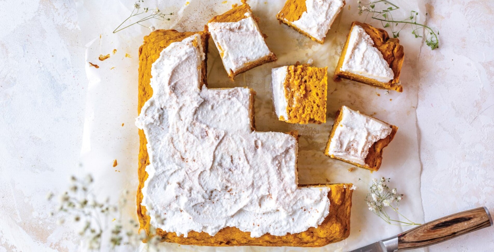 Vegan Chai Pumpkin Cake With Cream Cheese Frosting