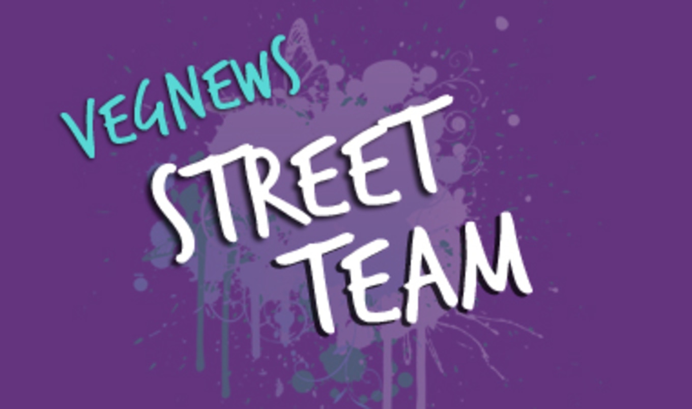 The 2013 VegNews Street Team!