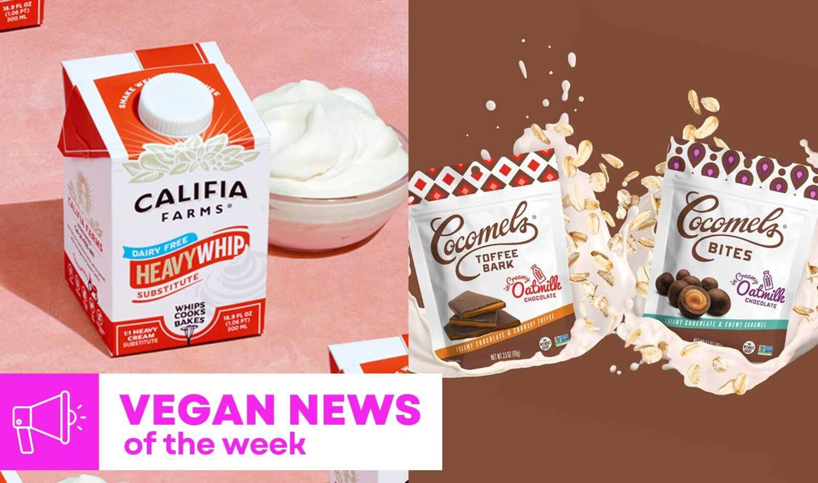 Whipped Cream, Oat Milk Caramels, and More Vegan Food News of the Week