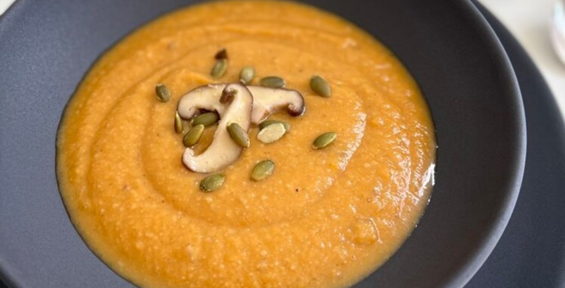 Easy Shiitake Mushroom and Butternut Squash Soup