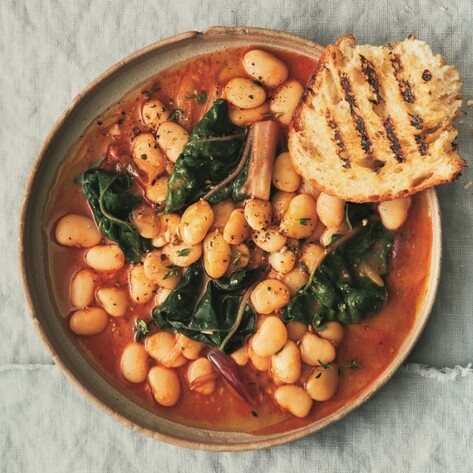 Vegan Shortcut Brothy Beans