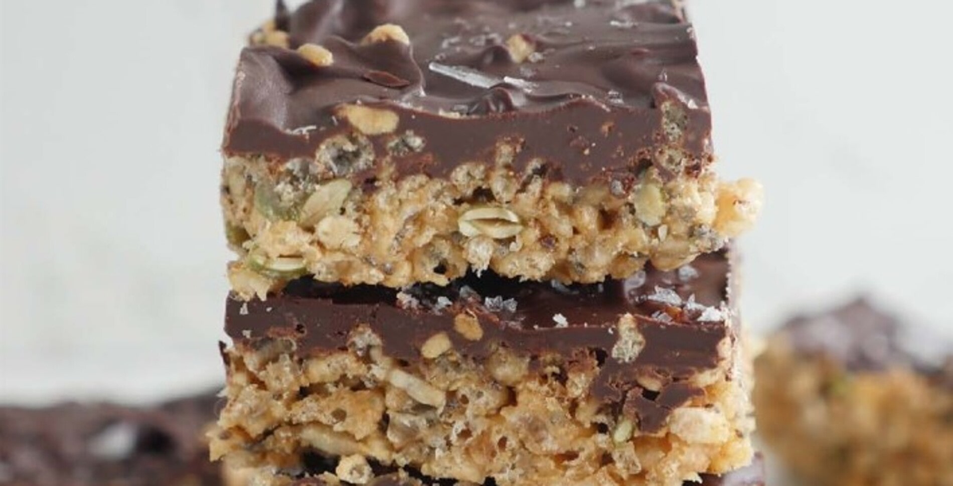 Chocolate-Coated Superfood Rice Crispy Treats