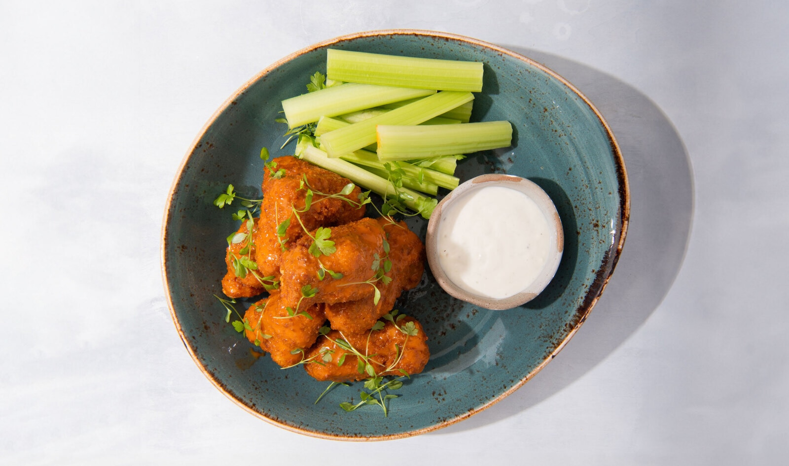 Vegan Chicken Wings Get a Surprising Upgrade From a Delicious Vegetable You've Probably Never Heard Of