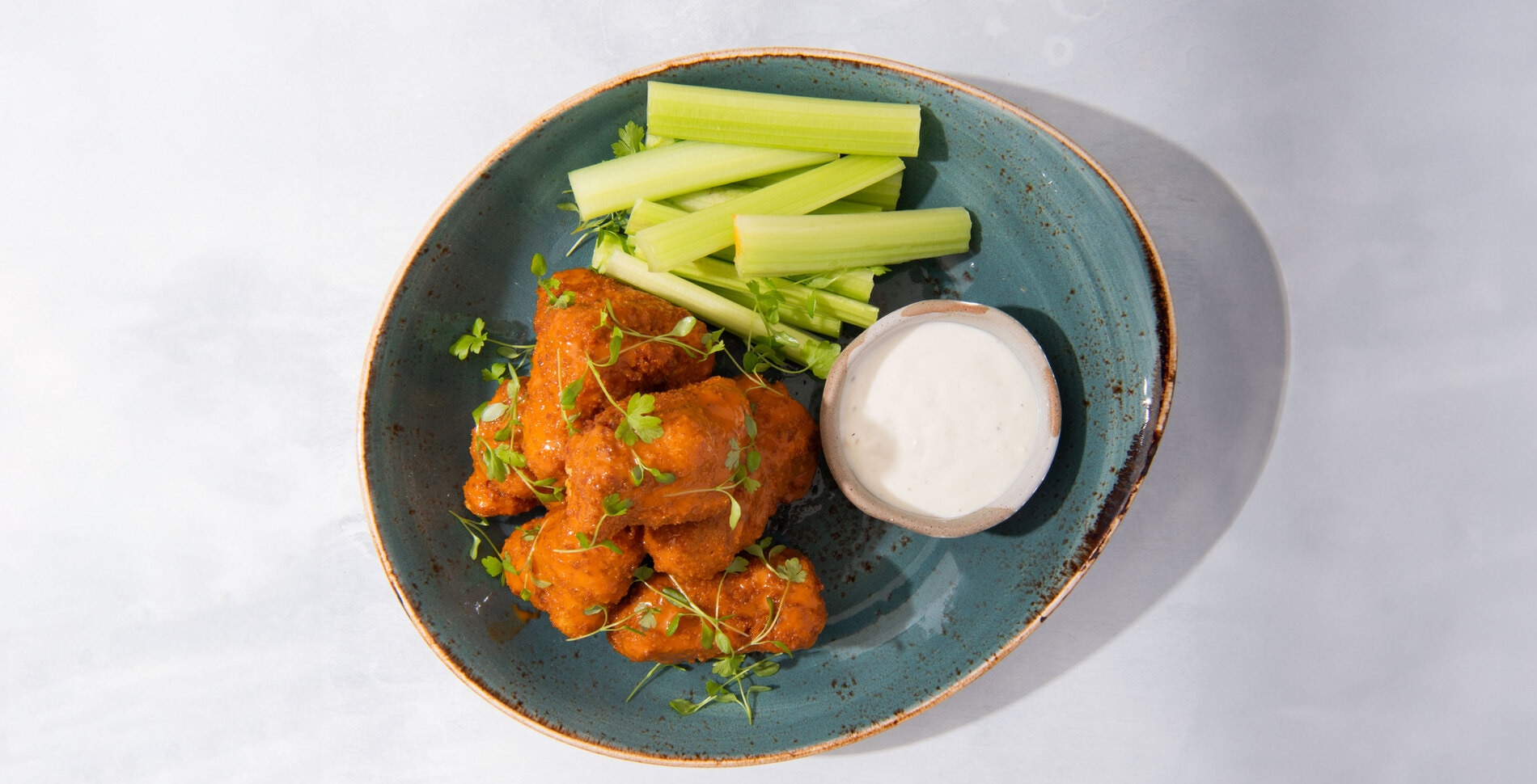 Jerusalem Artichoke Buffalo Wings
