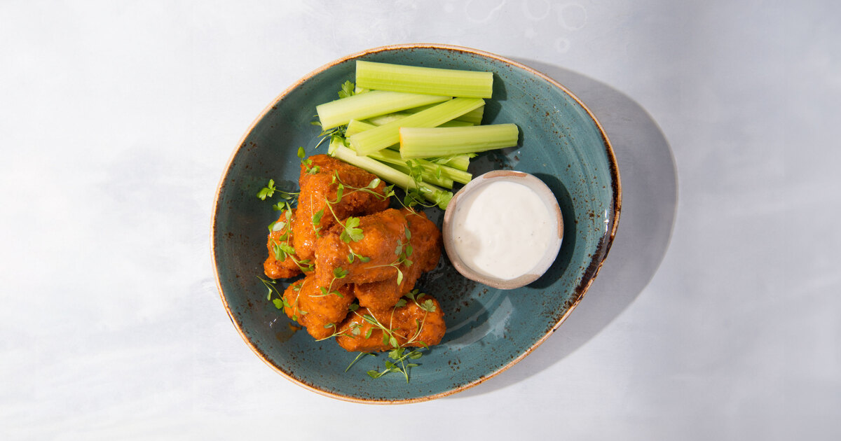 Jerusalem Artichoke Buffalo Wings | VegNews
