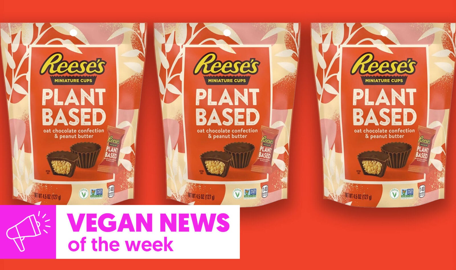 Vegan Food News of the Week: Mini Reese’s Peanut Butter Cups, Oatly’s New Creamers, and Magnum Chill Ice Cream