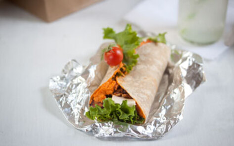 Gluten-Free Vegan Pizza Wraps