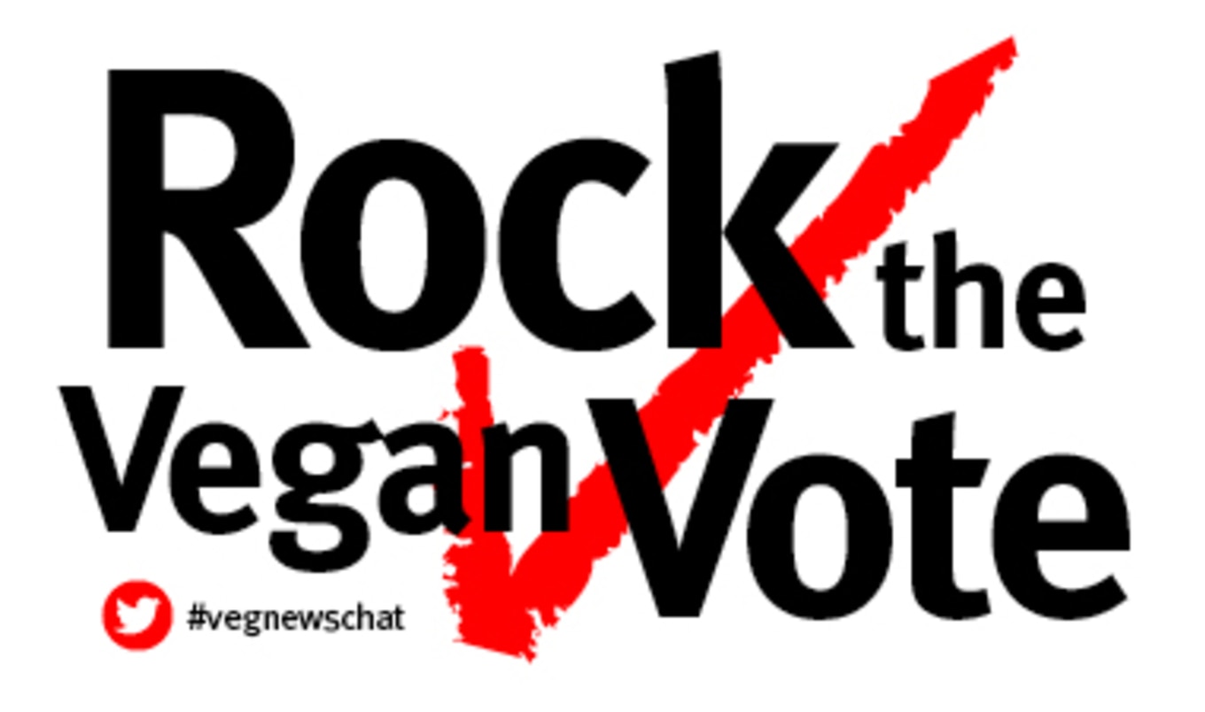 VegNews Twitter Chat: Rock the Vegan Vote