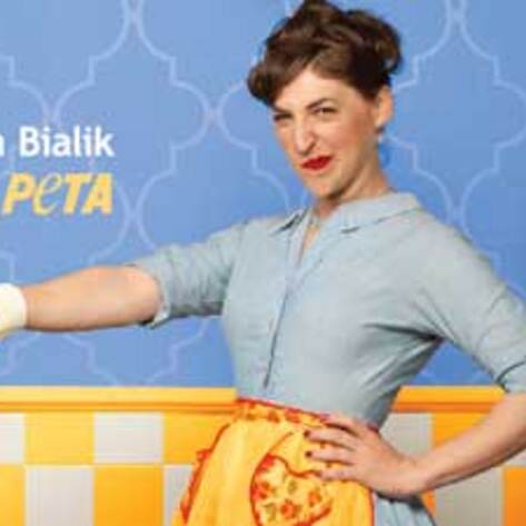 Mayim Bialik Encourages Families to Toss Out Meat