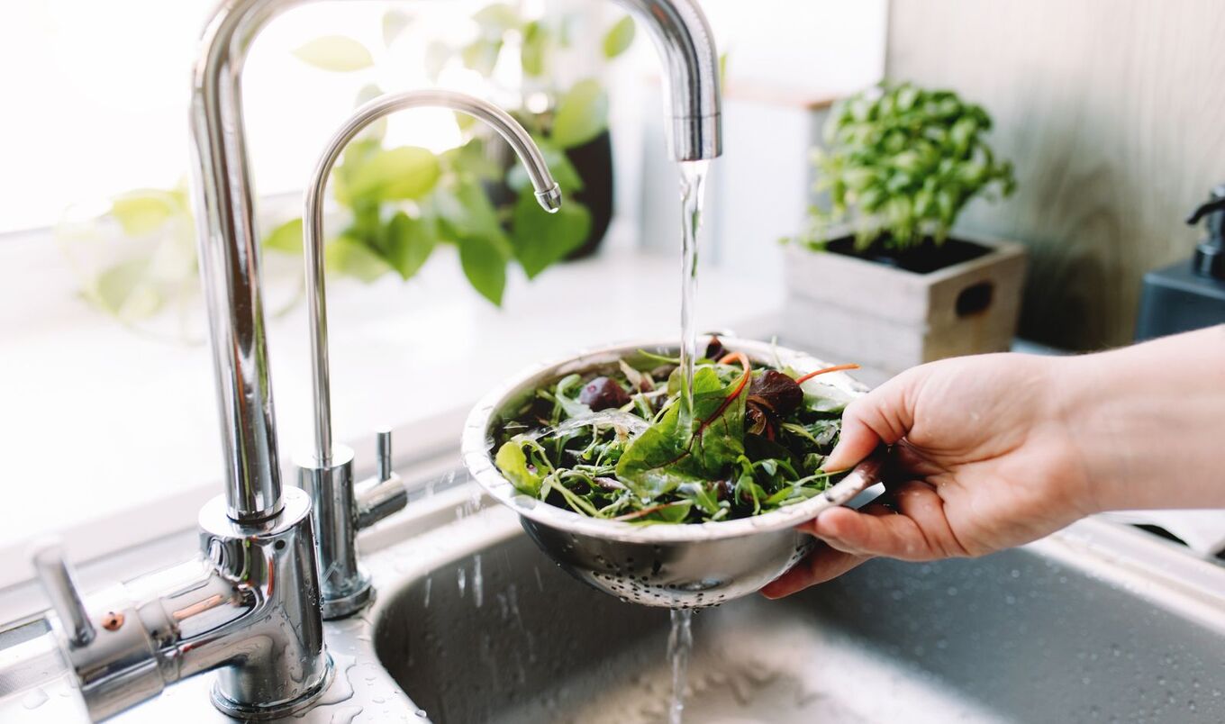 Washing Greens