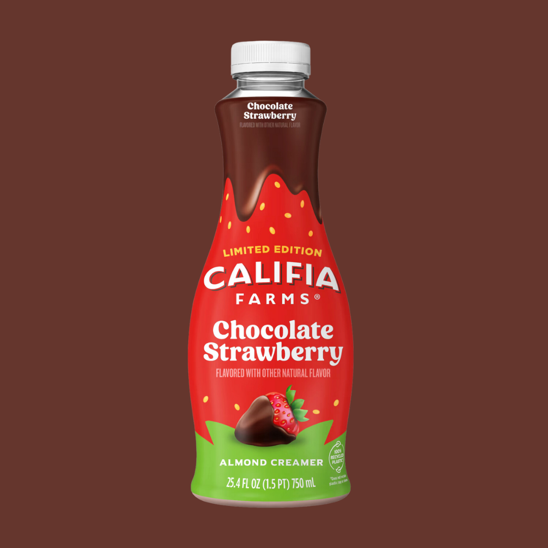Chocolate Strawberry Almond Creamer Califia Farms