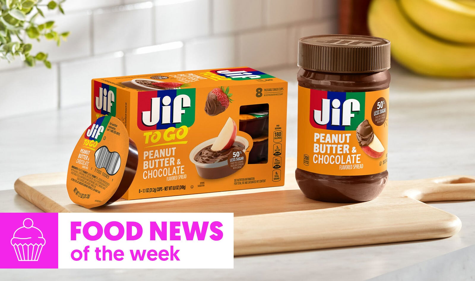 Food News of the Week: Jif Takes on Nutella, Plus Fudge Cake and Cinnamon Buns for Mom