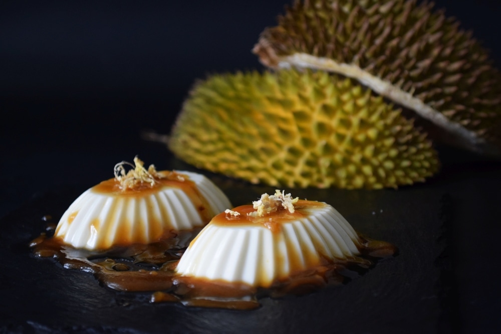 Durian Panna Cotta