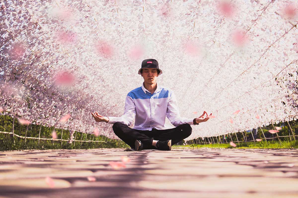 Man-meditating