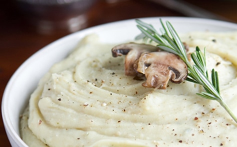 Guilt-Free Garlic Mashed Potatoes