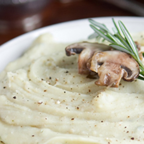 Guilt-Free Garlic Mashed Potatoes