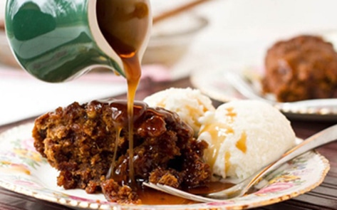 Sinless Sticky Toffee Pecan Pudding