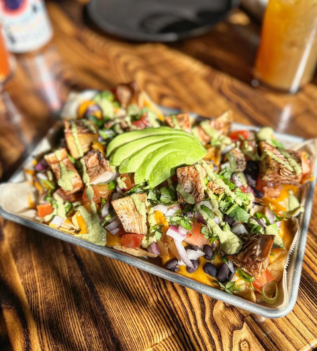 Jackfruit Nachos