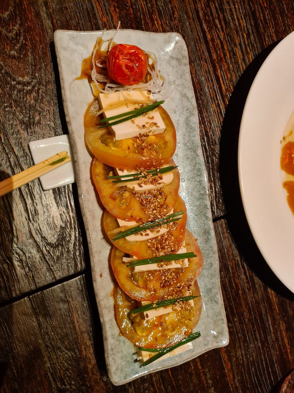 Tofu Tomato Salad