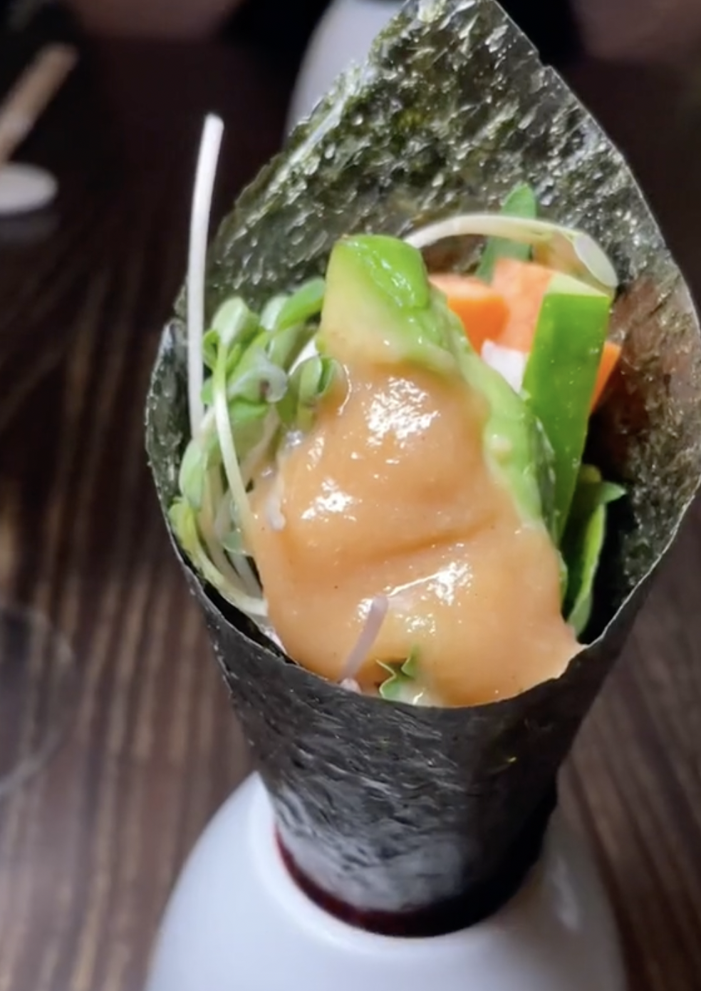 Veggie Hand Roll Nobu