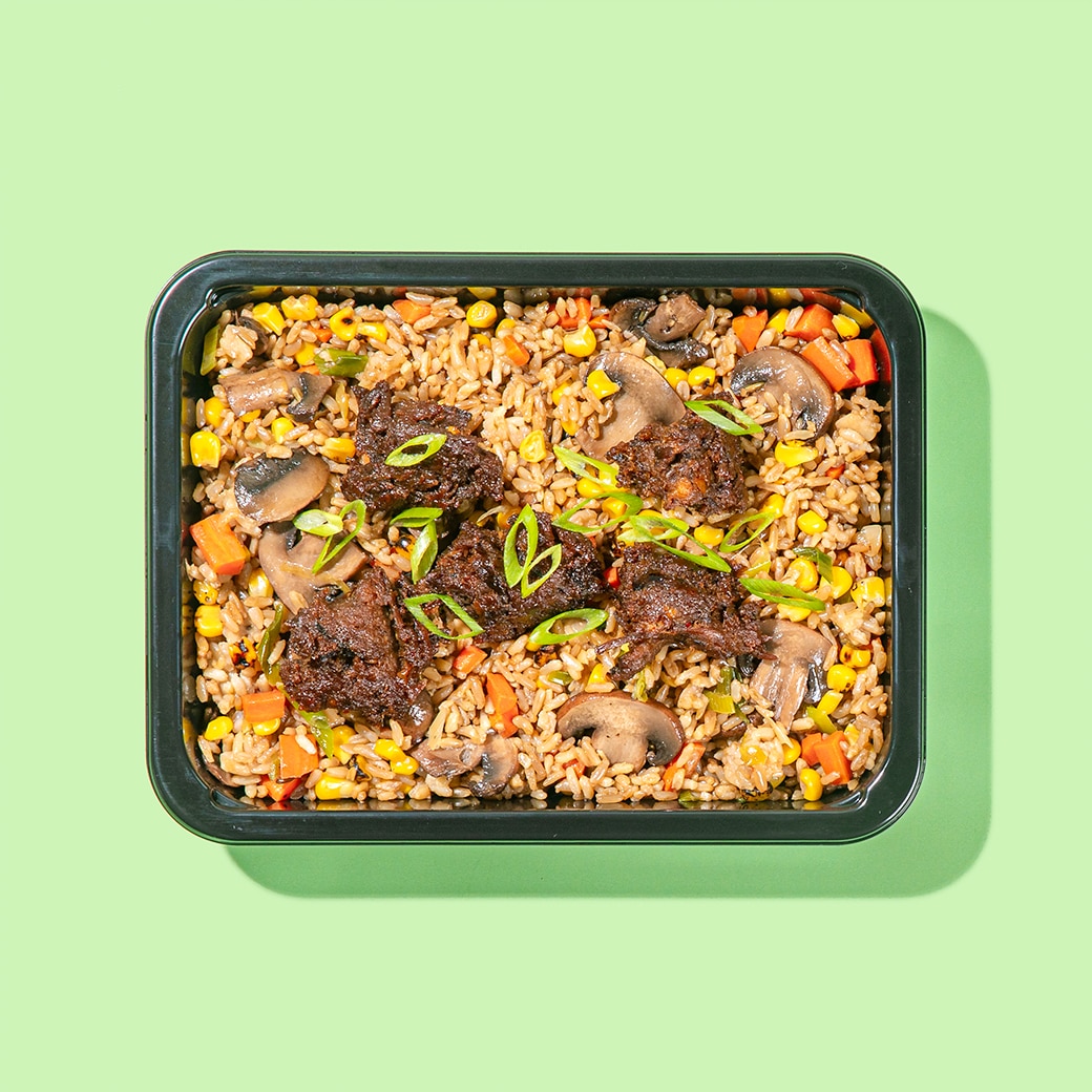 General Tso’s Crispy Shiitake Protein