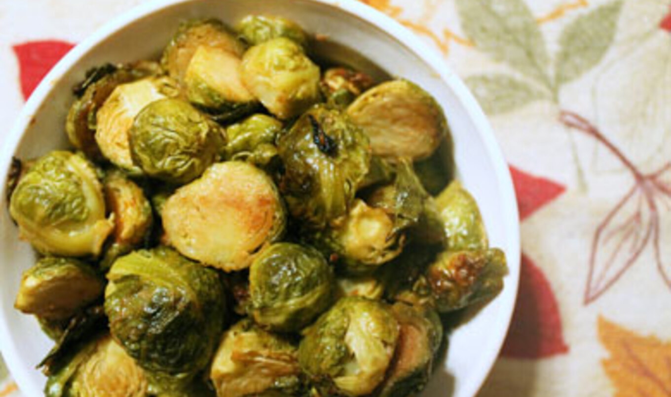 Dijon Roasted Brussels Sprouts
