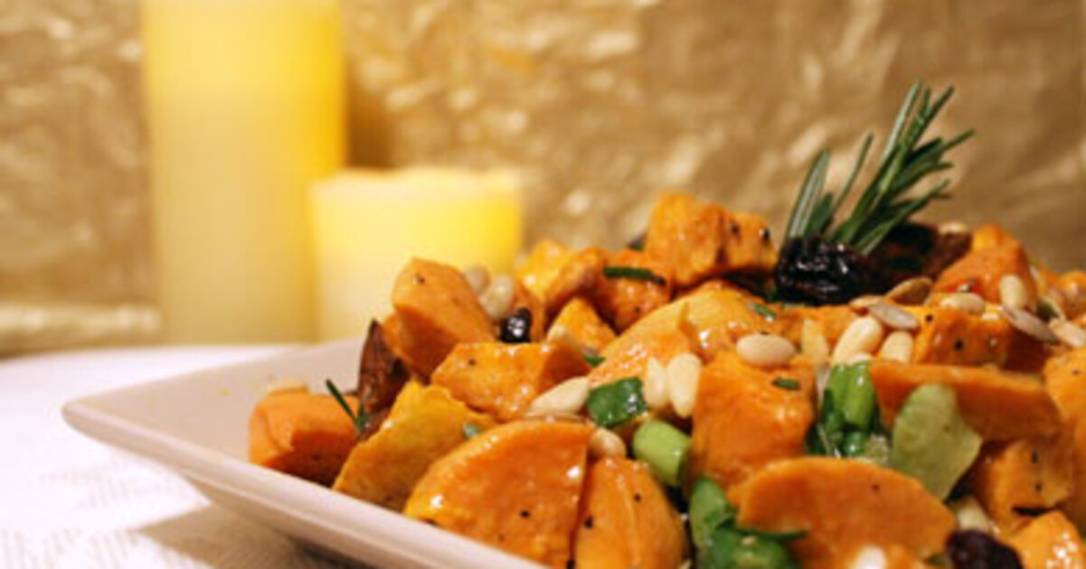 Festive Sweet Potato Salad | VegNews