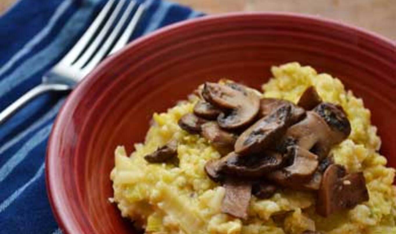 Creamy Leek Polenta