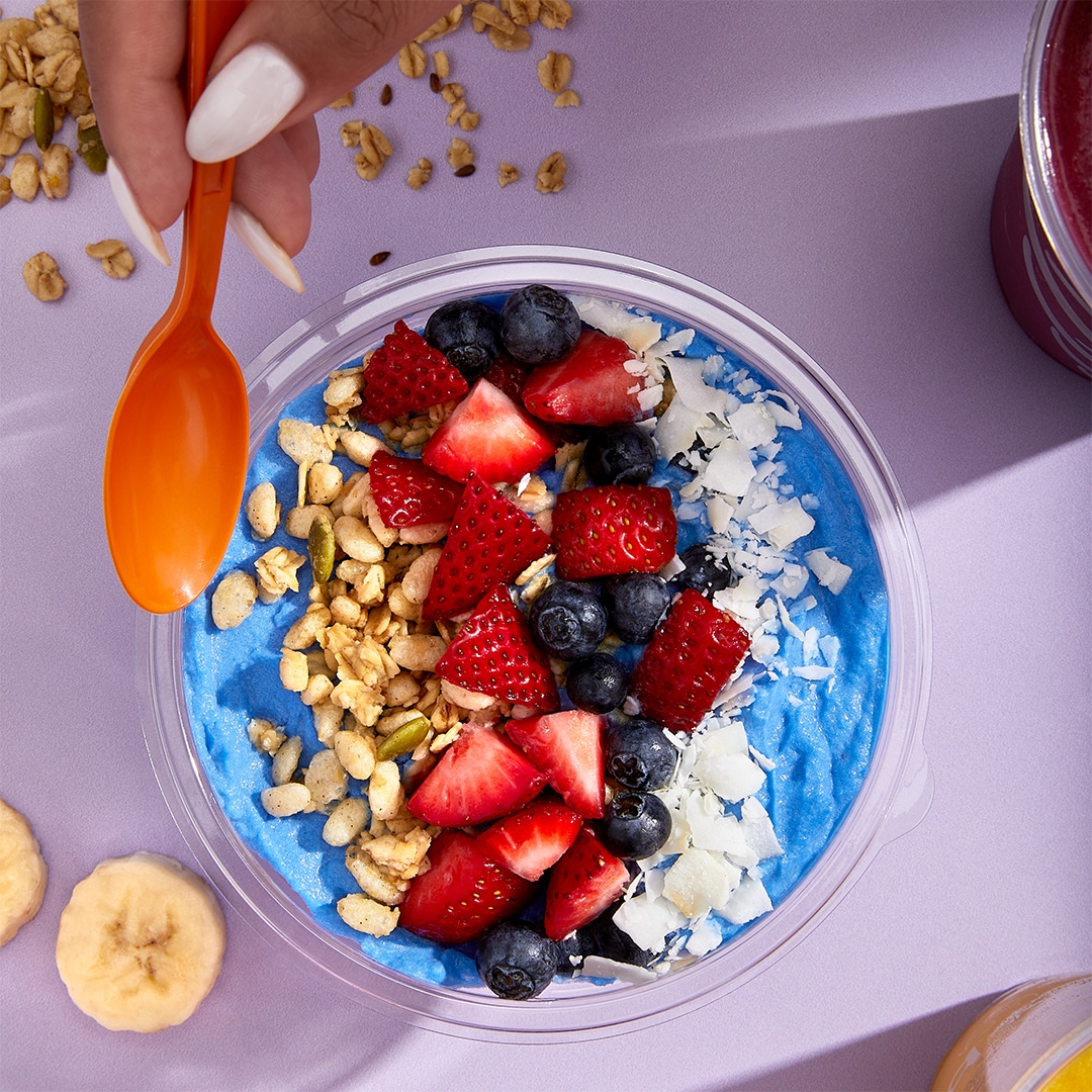 Jamba Vanilla Blue Sky Smoothie Bowl