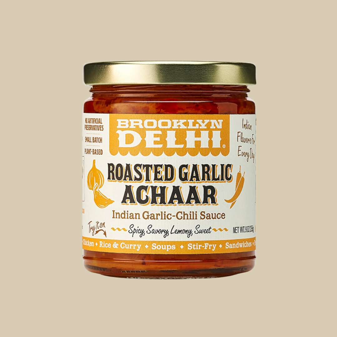 roasted garlic achaar