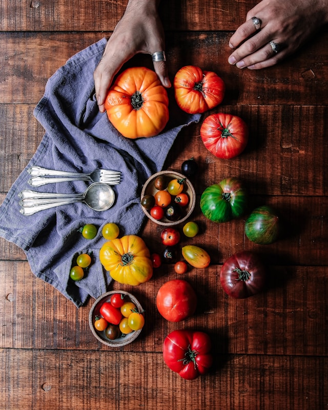 different tomatoes