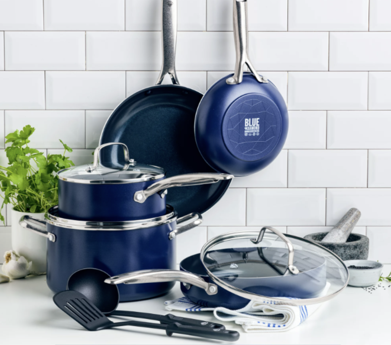 ceramic pots and pans