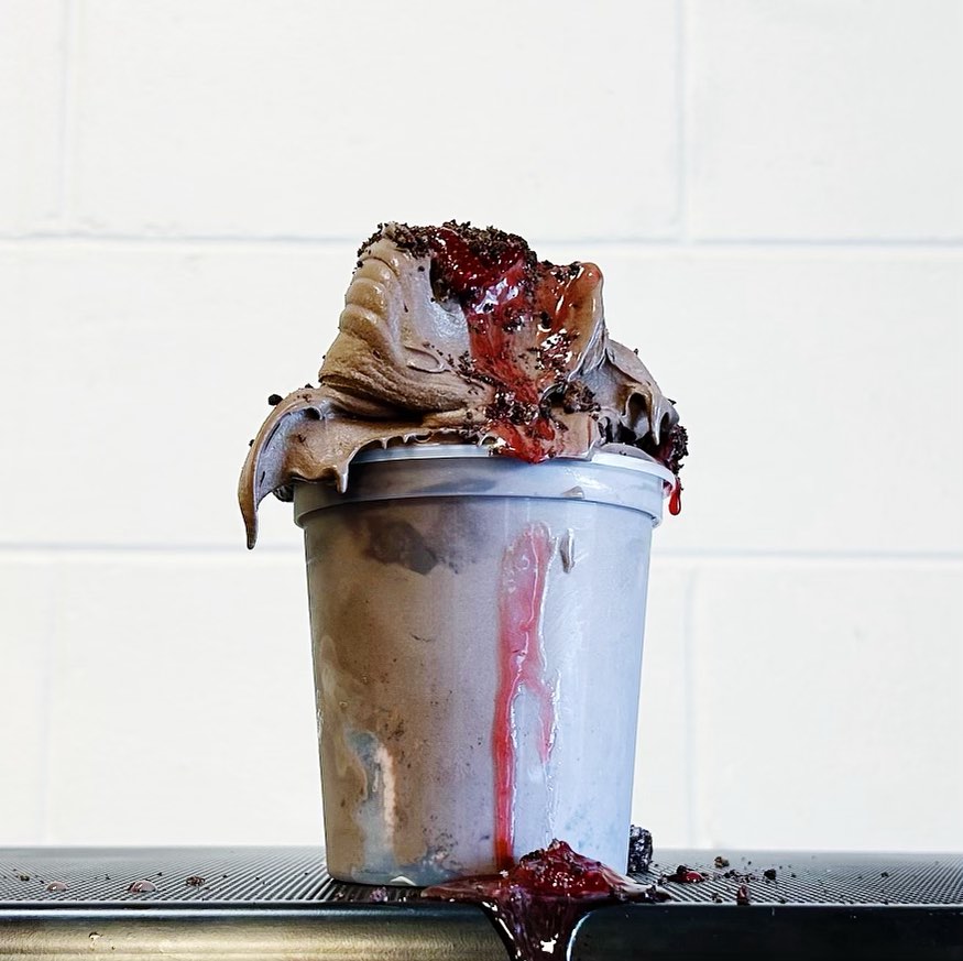 black ice cream
