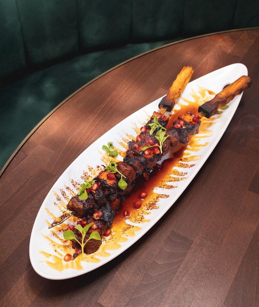 mushroom kabob