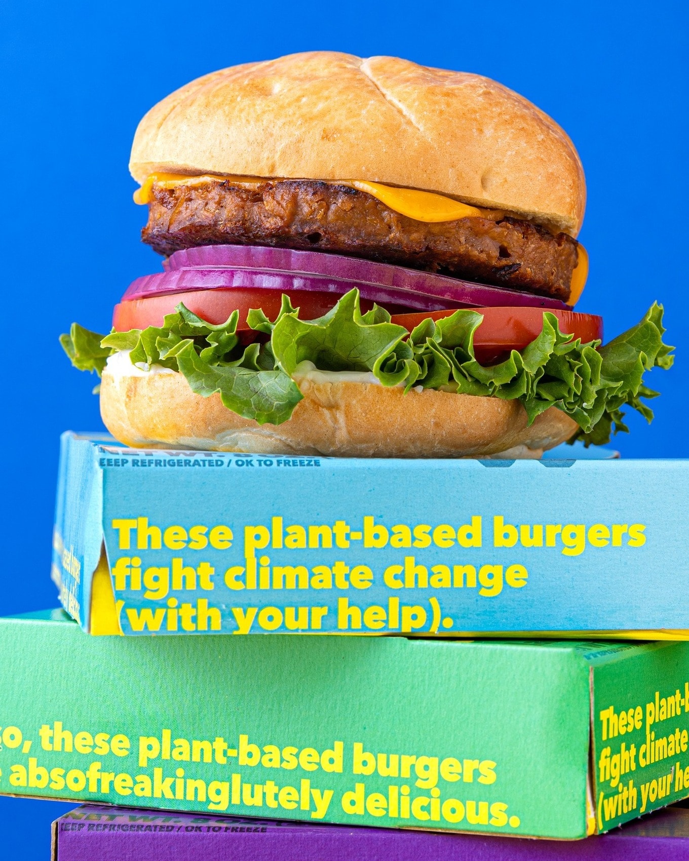 Tofurky burger