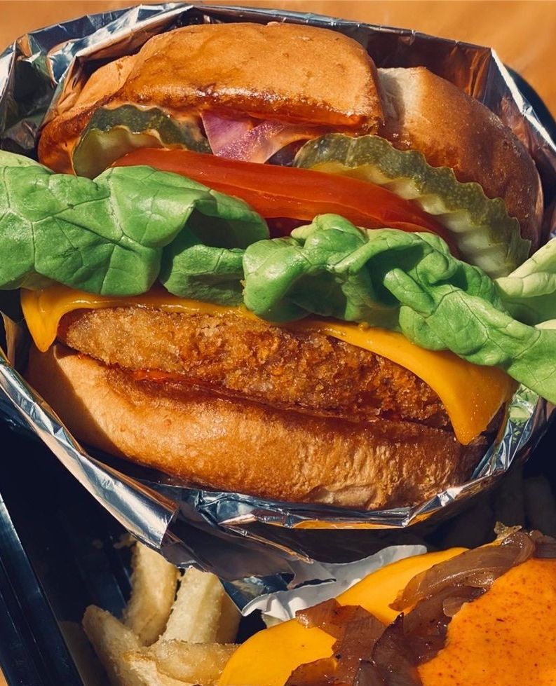 Alpha Foods chicken patty