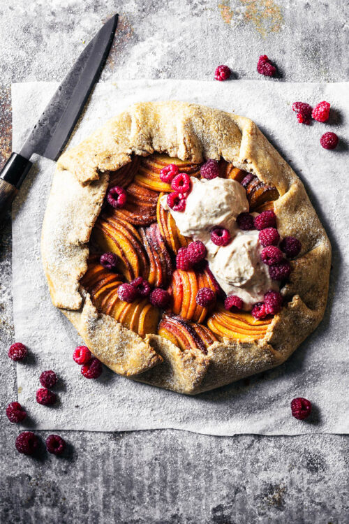 summer fruit galette