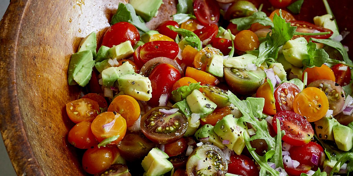 tomato and avocado salad