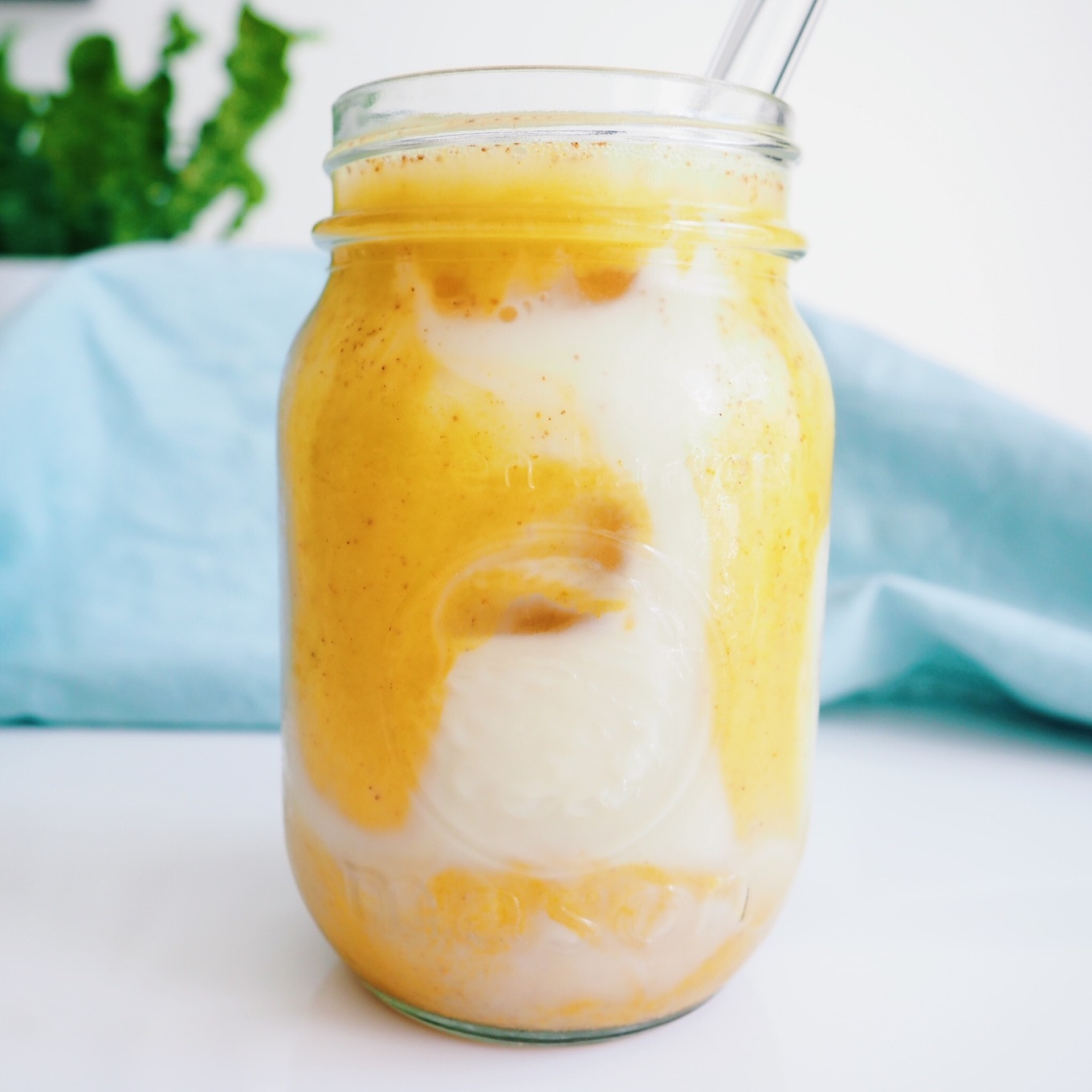 turmeric iced latte