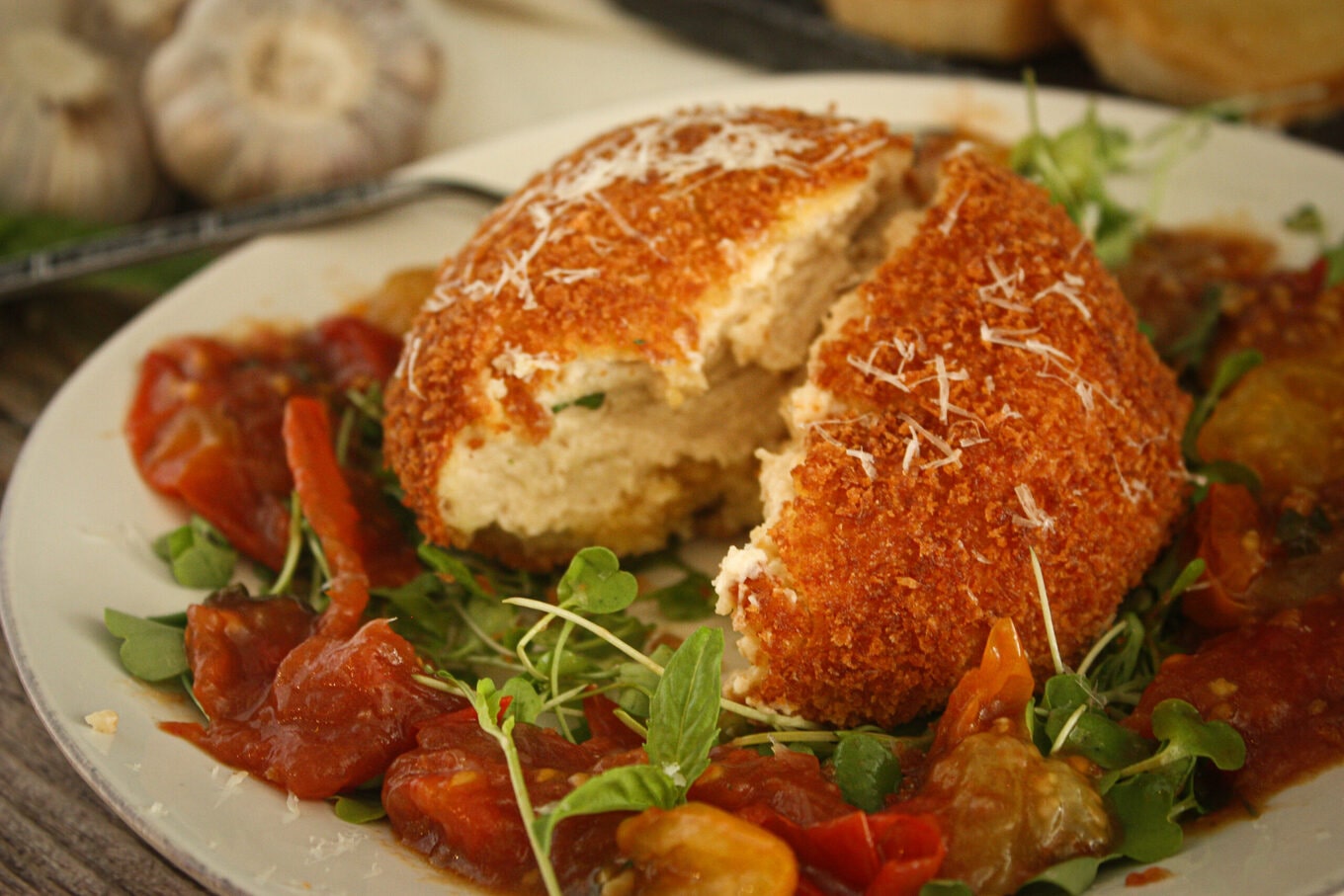 Fried Vegan Burrata