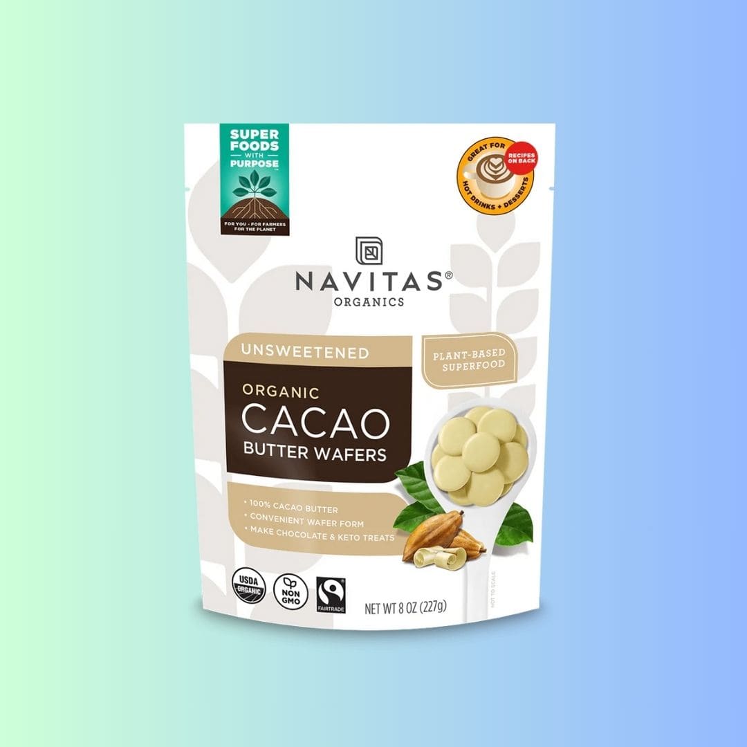 Navitas white chocolate wafers