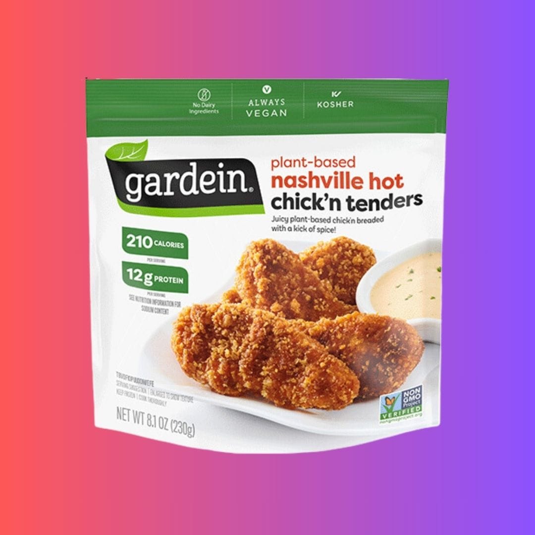 Gardein Nashville hot chicken