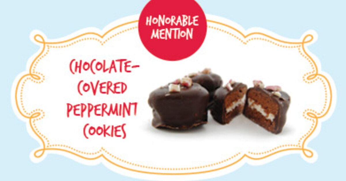Chocolate-Covered Peppermint Sandwich Cookies | VegNews