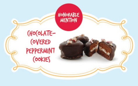 Chocolate-Covered Peppermint Sandwich Cookies